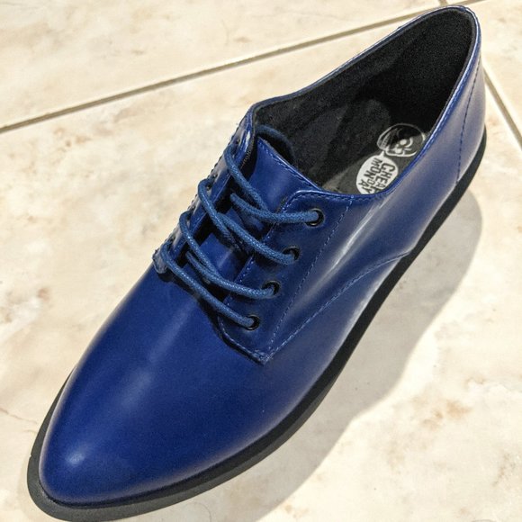 Cheap Monday Blue Platform Shoes - Picture 3 of 14
